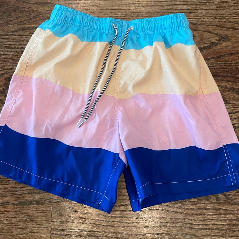 Boardies Colorful Men's Swim Shorts S Stripes lining included
